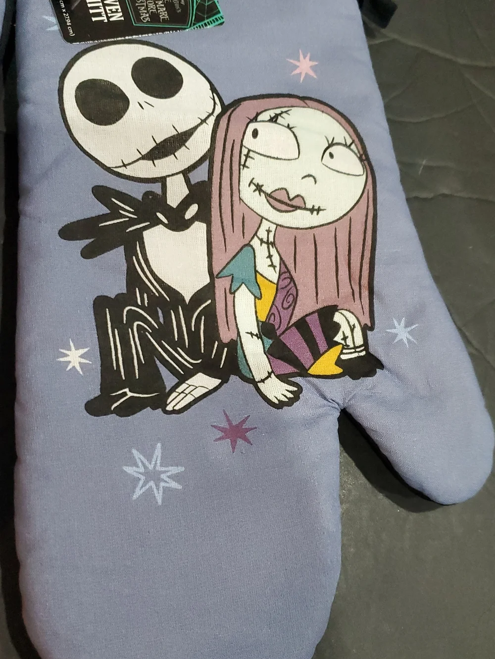 Disney’s Tim Burton's Nightmare Before Christmas 2pack Jack and Sally oven mitts